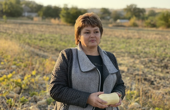 Староста Петрівського старостинського округу, до якого належить село Маломиколаївка, Світлана Гарнадко.